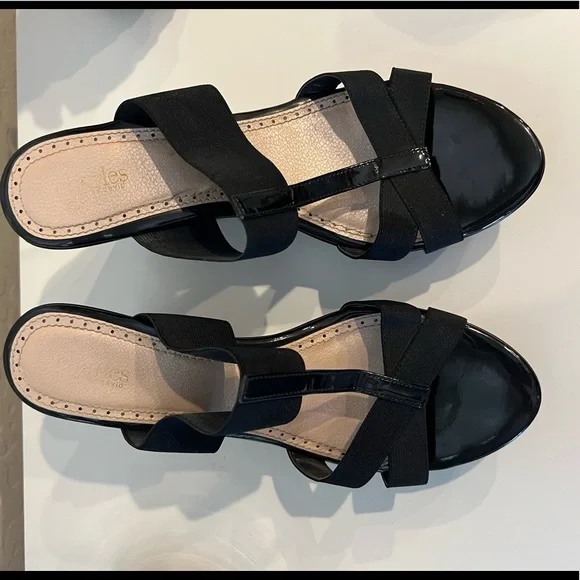 Charles David Black Sandals. Size 11. Worn once.  🌸 - Picture 6 of 9